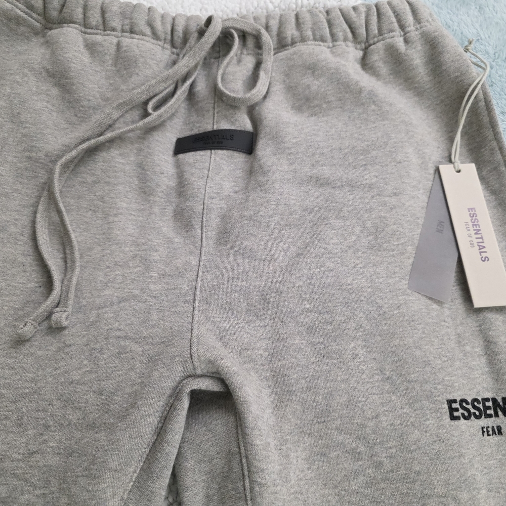 Fear Of God Essentials "Dark Oatmeal" Gray Sweatpants Sz L